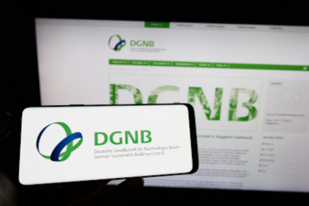 Bild mit dem Logo der DGNB